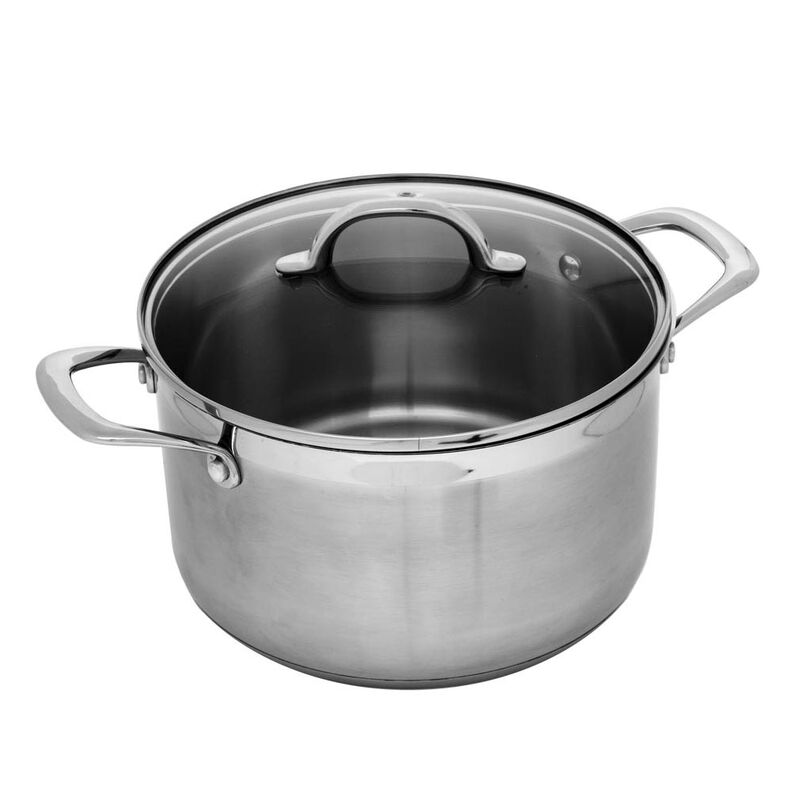 Swiss Diamond Premium Steel Induction Cooking Pot With Lid 6.2L 24X13.5Cm image number 0